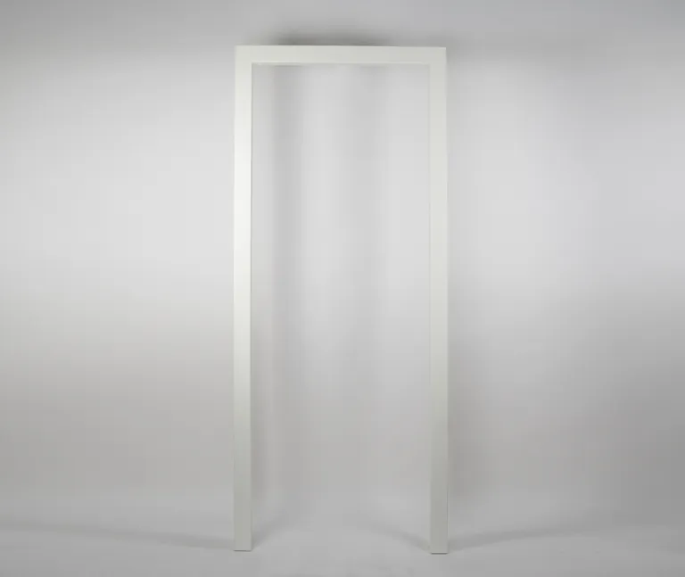 HORI Zierbekleidung Satz Weißlack RAL9010 eckig Eckkante 2