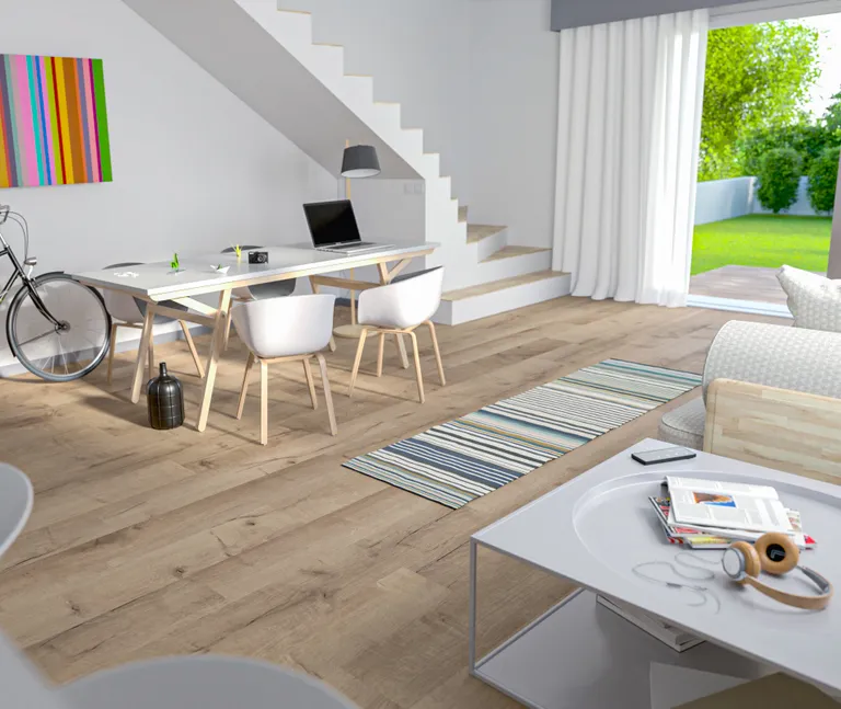 HORI Klick-Hartvinylboden Rigid SPC Eiche Zumsteinspitze strukturiert Landhausdiele 6