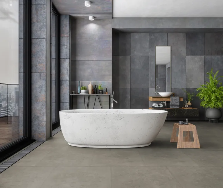 Gerflor Klebe-Vinylboden, Senso Unik, Fliese, Suave Grey 5
