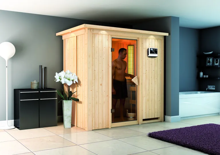 Karibu System-Sauna Variado Fronteinstieg 68 mm 3