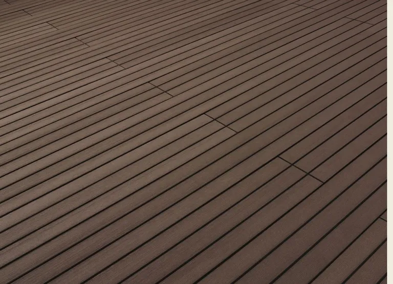 Lignodur terrafina Terrassendielen WPC Massiv Schiffdeck Rotbraun 21x146mm 1