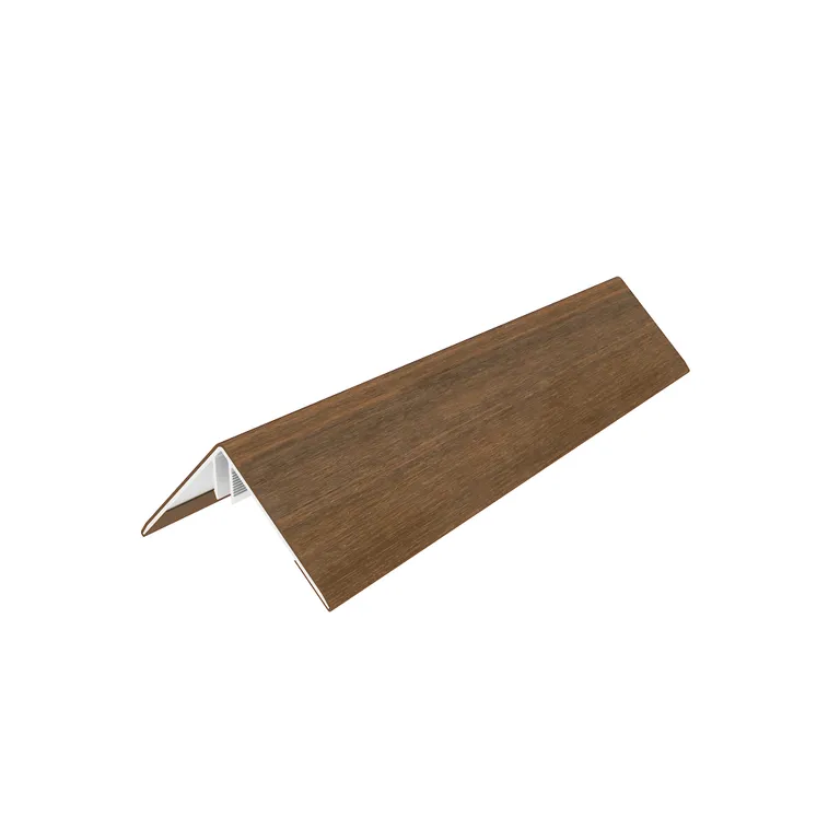 NewTechWood Castellation PRO Eckprofil coextrudiert Teak 1