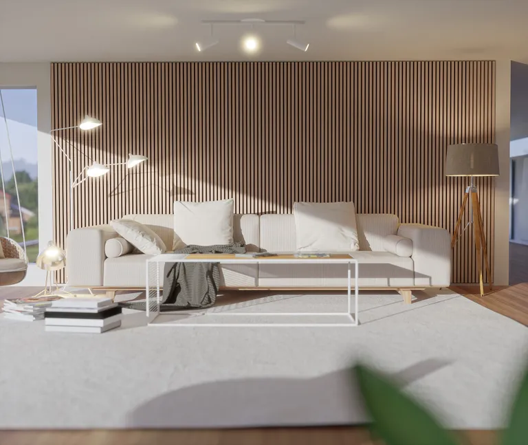 HORI WALL Wandpaneele Eiche weiß, 60 cm Breite 5