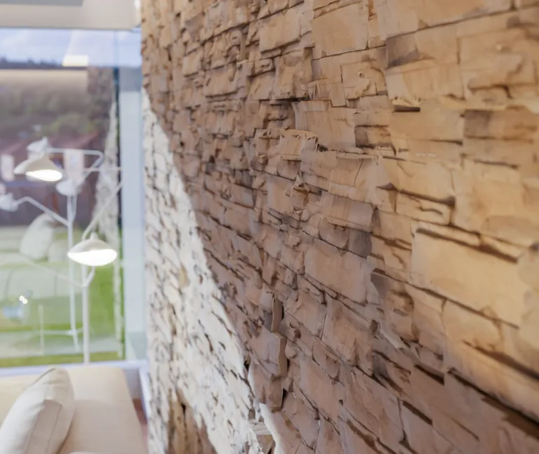 HORI Wandverkleidung Betonsteinverblender Natursteinoptik Beige/Grau 3