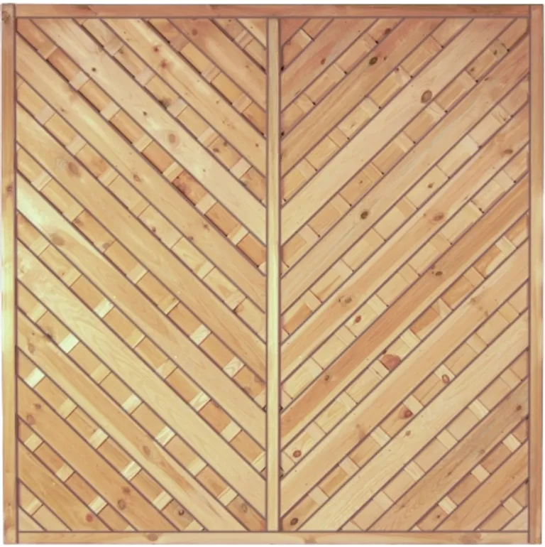 TETZNER & JENTZSCH Sichtschutzzaun Maxi-Diagonal-Serie 1 0