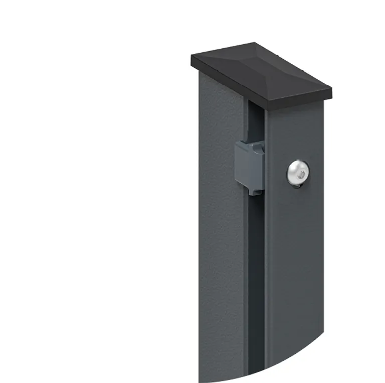 HORI Doppelstabmattenzaun S 8/6/8 mm Komplettset, Zaunfeldbreite 251 cm 4