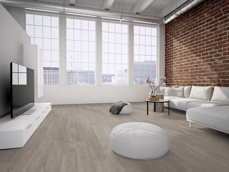 HORI Klick-Hartvinylboden Rigid SPC Eiche Wuppertal elegant grau Landhausdiele 7