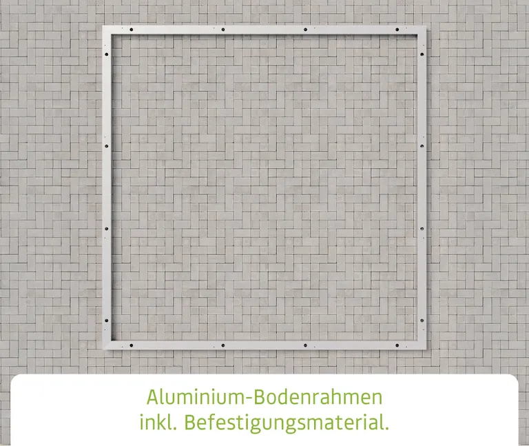 HORI Bodenrahmen für Gerätehaus 262 x 262 cm 1