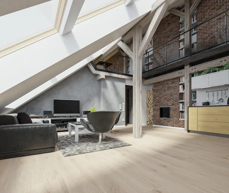 HORI Klick-Hartvinylboden Rigid SPC Eiche Dettifoss strukturiert Landhausdiele 8