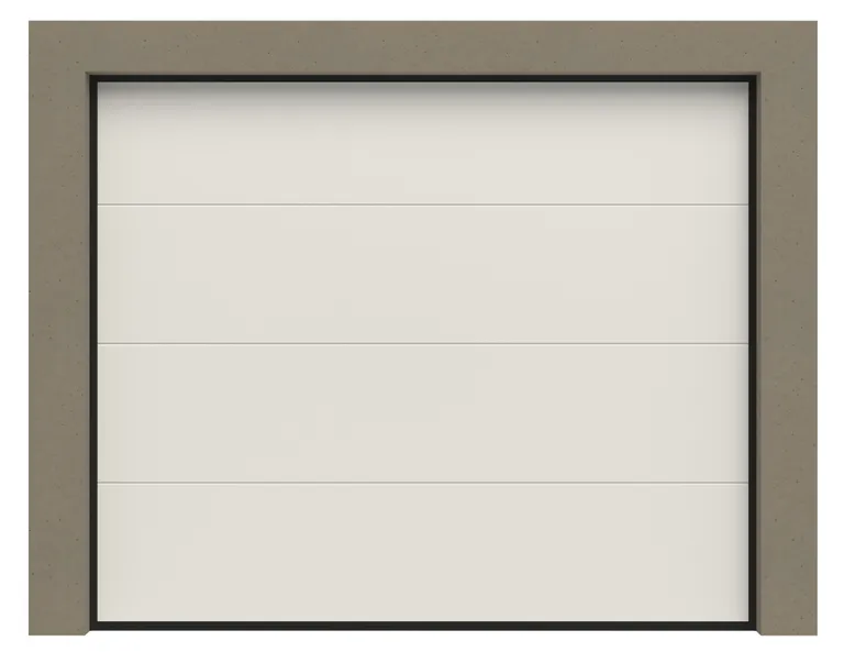 HORI Garagentor PRO L-Sicke glatt Sektionaltor Komplettset 1