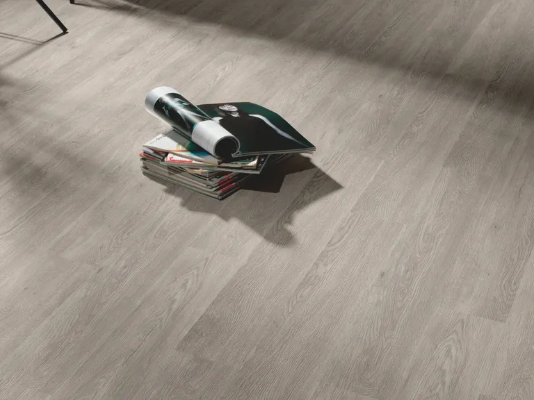 HORI Klick-Hartvinylboden Rigid SPC Eiche Wuppertal elegant grau Landhausdiele 4