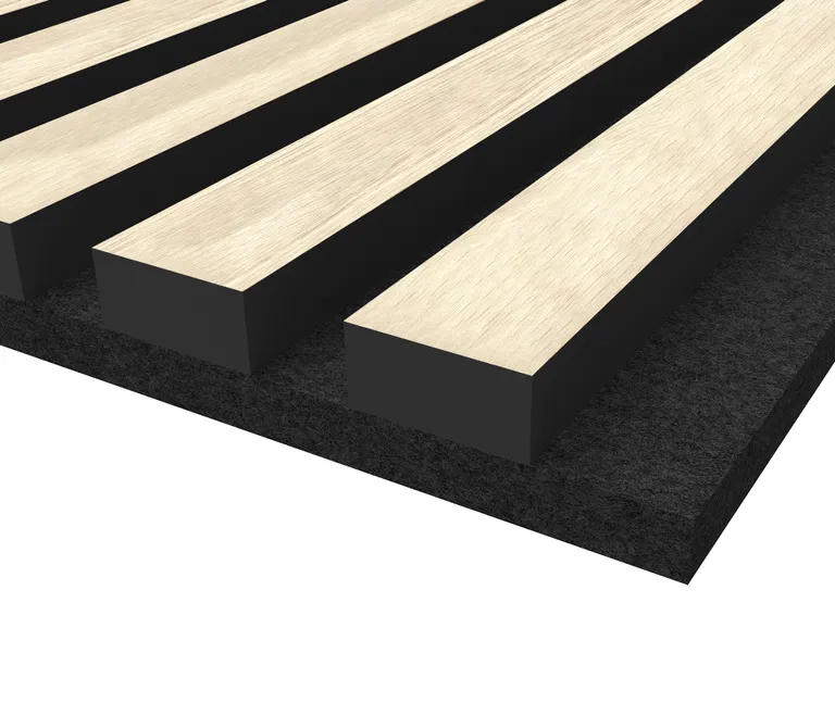 HORI WALL Akustik LongLine Dekor Wandpaneele White Oak 4