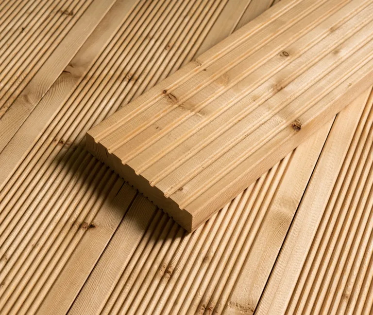 HORI Terrassendielen sibirische Lärche grob / fein 27x142mm 0
