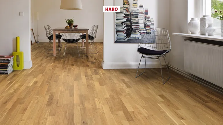 HARO Parkett 2500 Eiche Favorit strukturiert Schiffsboden 3