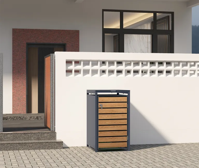 HORI Mülltonnenbox Cleanman 3 Wood 8