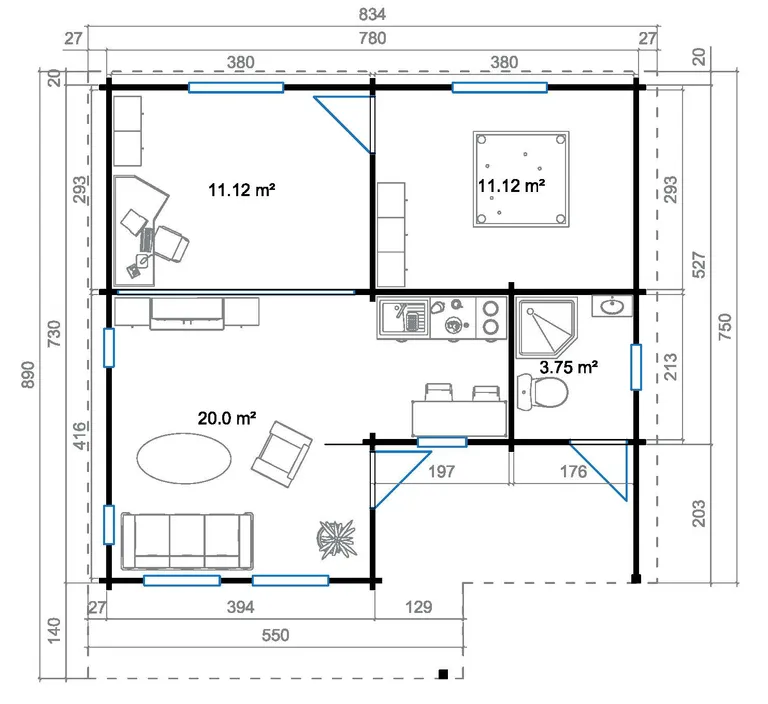 Lasita Maja Ferienhaus Ganges 4