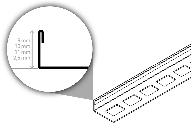 HORI Fliesenprofil Winkel 1