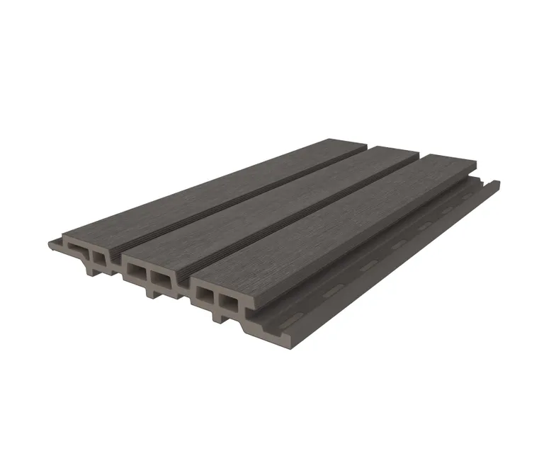 HORI WPC Wandverkleidung Rhombus 21 x 215 x 2900 Grau 2