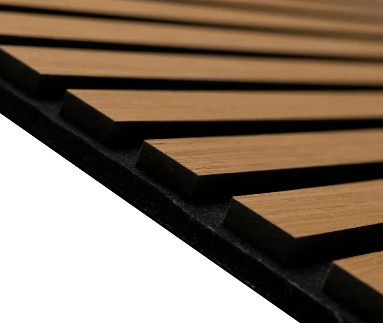 HORI WALL Akustik Dekor Wandpaneele Teak quadratisch 7
