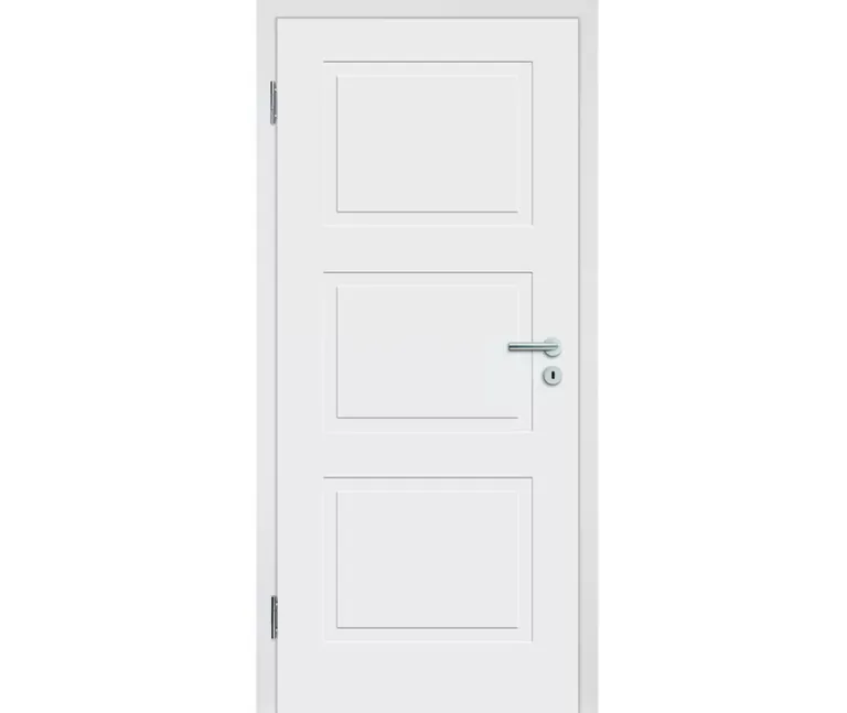 HORI Schallschutz Wohnungseingangstür Alicante 3 Signalweiß RAL9003 SK2 Designkante Vollspan 0