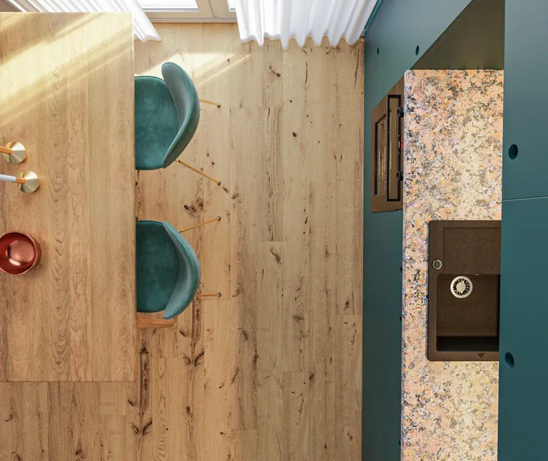 HORI Parkett 300 Eiche Cottage Country stark gebürstet Rohholzoptik Landhausdiele matt versiegelt 4