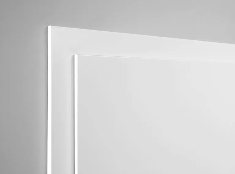 HORI Zimmertür Komplettset CPL Signalweiß RAL9003 Röhrenspan Designkante 1