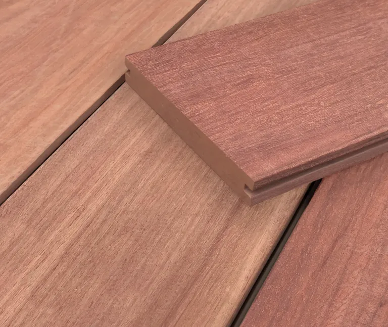 HORI Terrassendielen Afrikulu Mukulungu glatt / glatt  21 x 145 x 2250 mm 1