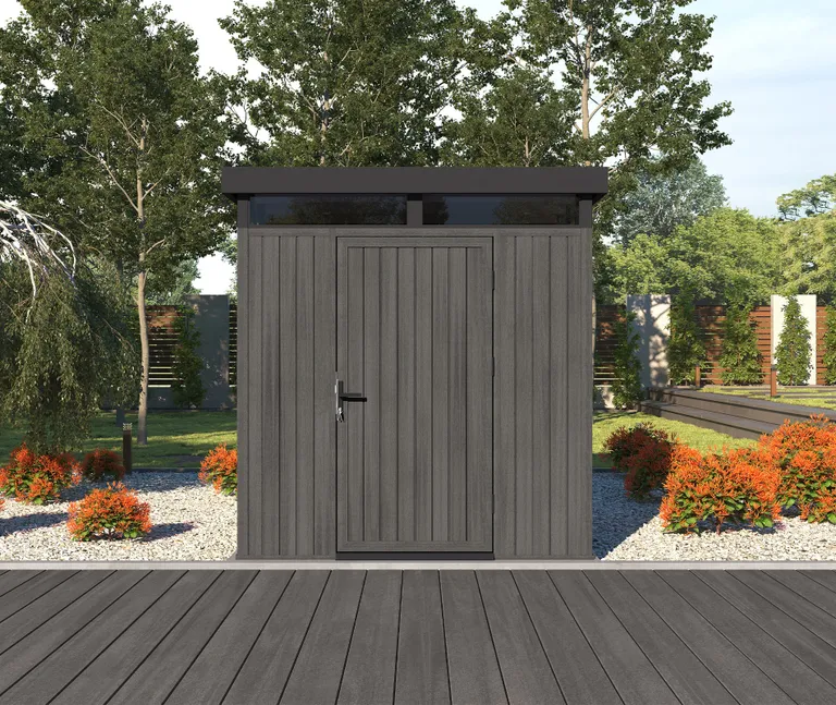 NewTechWood Gartenhaus mit Flachdach 4