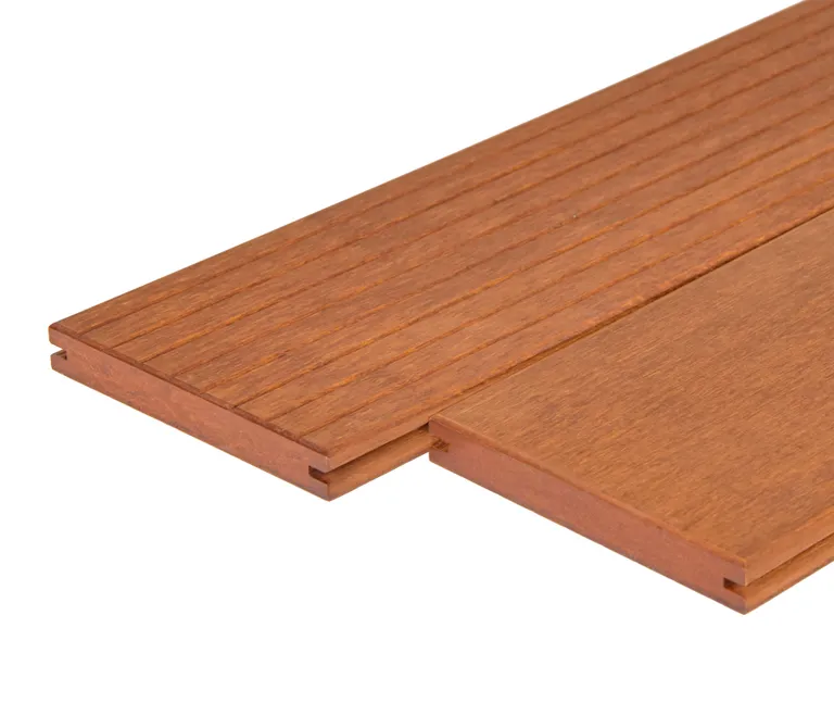 HORI Terrassendielen Eco-Kera Bambus XXL geölt geriffelt/glatt 137x20mm 6