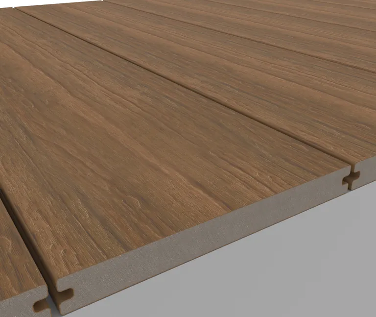 HORI Terrassendiele WPC Massiv Wood Feeling Co-Extrudiert XL 22,5x210mm naturbraun 3