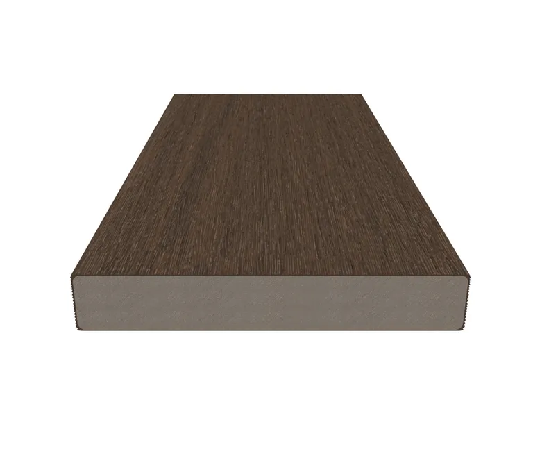 NewTechWood Verkleidungsbretter WPC Massiv Ipe Holzstruktur gebürstet / glatt gebürstet Co-Extrudiert 22,5 x 138 mm 2