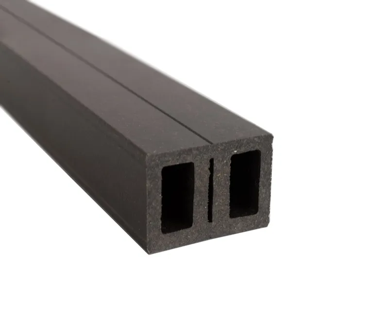 Kovalex Terrassendielen Komplettset WPC Kammerprofil Exklusiv Walnuss mattiert 26 x 145 mm 1