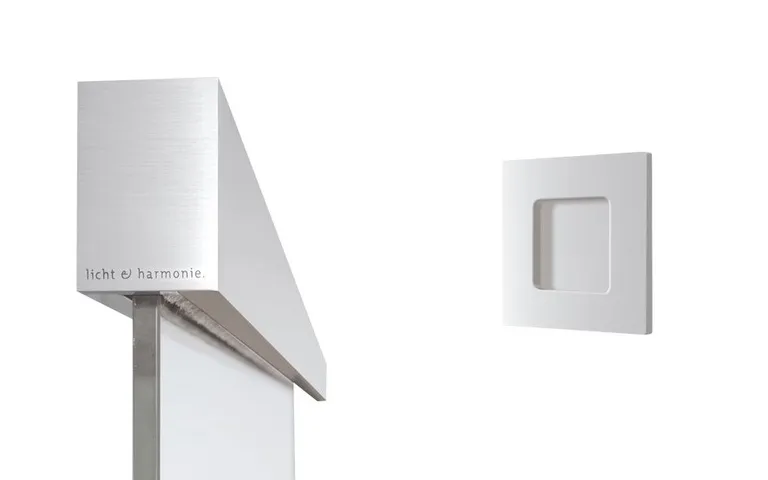 Licht & Harmonie Schiebetürset TVIN 2.0, F1 Alu, inkl.Griffmuschel M60 chrom sat., 0