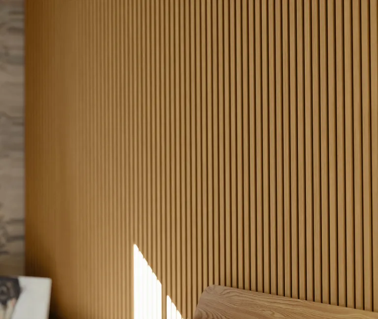 HORI WALL Akustik Dekor Wandpaneele Teak 3