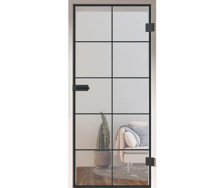 HORI Glastür Komplettset Loft Premium Castello Klarglas ESG 8 mm 0
