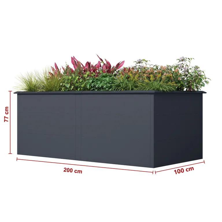 HORI Hochbeet Metall verzinkt 1