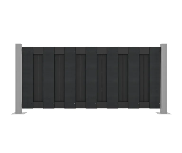 HORI WPC Sichtschutzzaun Lamellenzaun Element 0