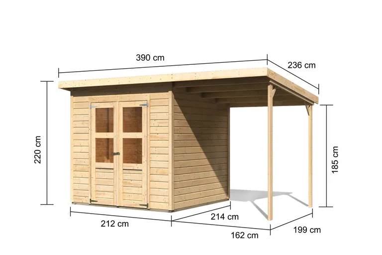 HORI Gartenhaus Lökken 2