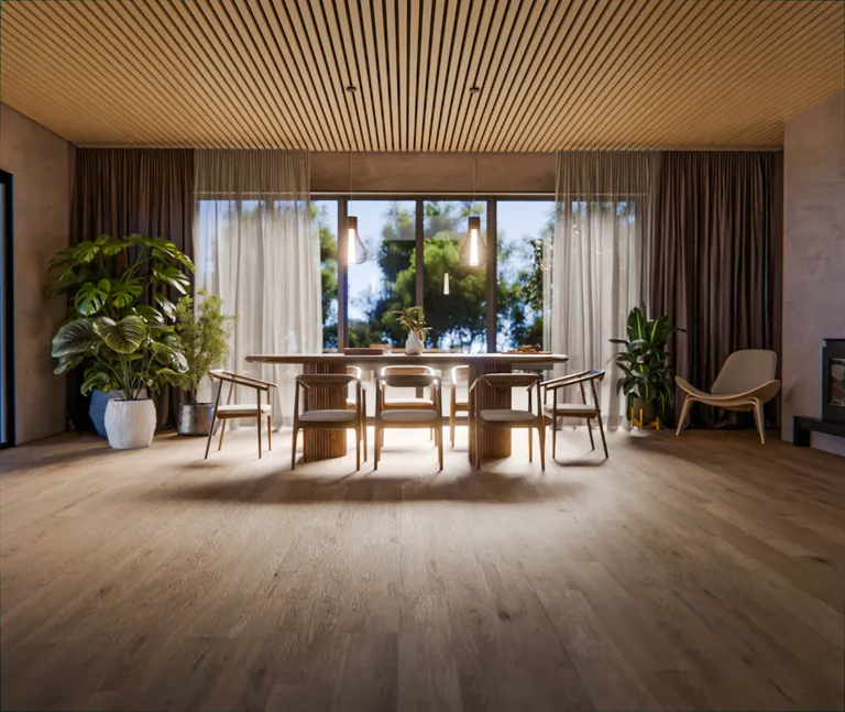 D-SYN Eiche Windsor Castle Klick-Hartvinylboden Rigid SPC natur Landhausdiele Holzstruktur 5