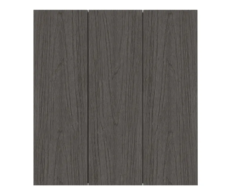 NewTechWood Terrassendielen WPC Hohlkammer Gigante Silver Gray Holzstruktur gebürstet / glatt gebürstet Co-Extrudiert 22,5 x 210 mm 4