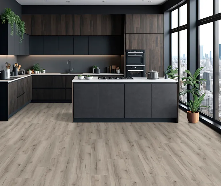 tilo Klick-Vinylboden NOVO SPA Eiche Dolomit Holzoptik softsynchron Landhausdiele TwistPLUS lackiert 0