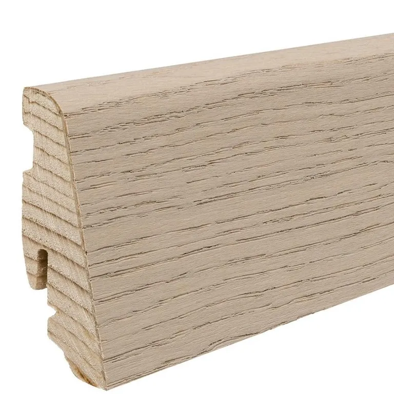 HARO Sockelleiste Eiche sandgrau strukturiert furniert geölt 0