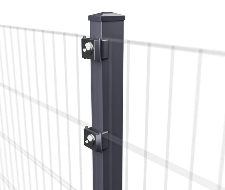 HORI Doppelstabmattenzaun S 6/5/6 mm Komplettset Basic, Zaunfeldbreite 251 cm 6
