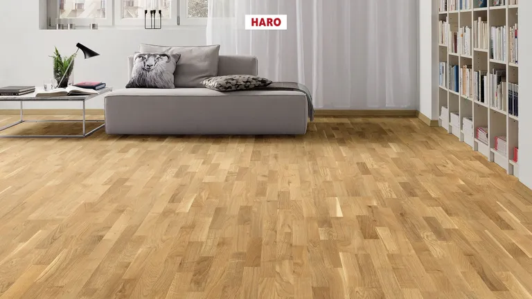 HARO Parkett 2500 Eiche Favorit strukturiert Schiffsboden 2