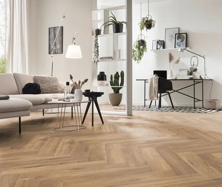 KRONOTEX Laminat Herringbone D4764 Treviso Oak Fischgräte 3