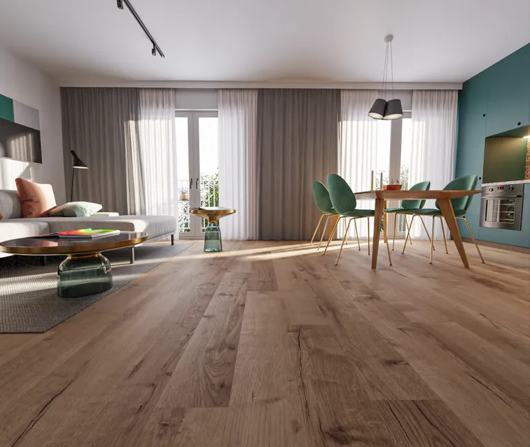 HORI Klick-Hartvinylboden Rigid SPC Eiche Zumsteinspitze strukturiert Landhausdiele 8