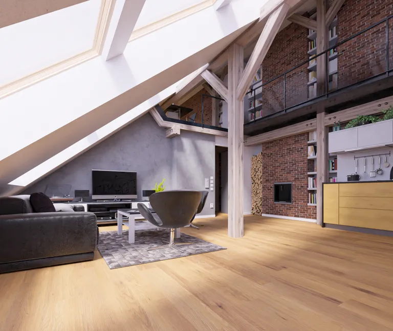 HORI Klick-Hartvinylboden Rigid SPC Eiche natur Launceston Landhausdiele Holzstruktur 0