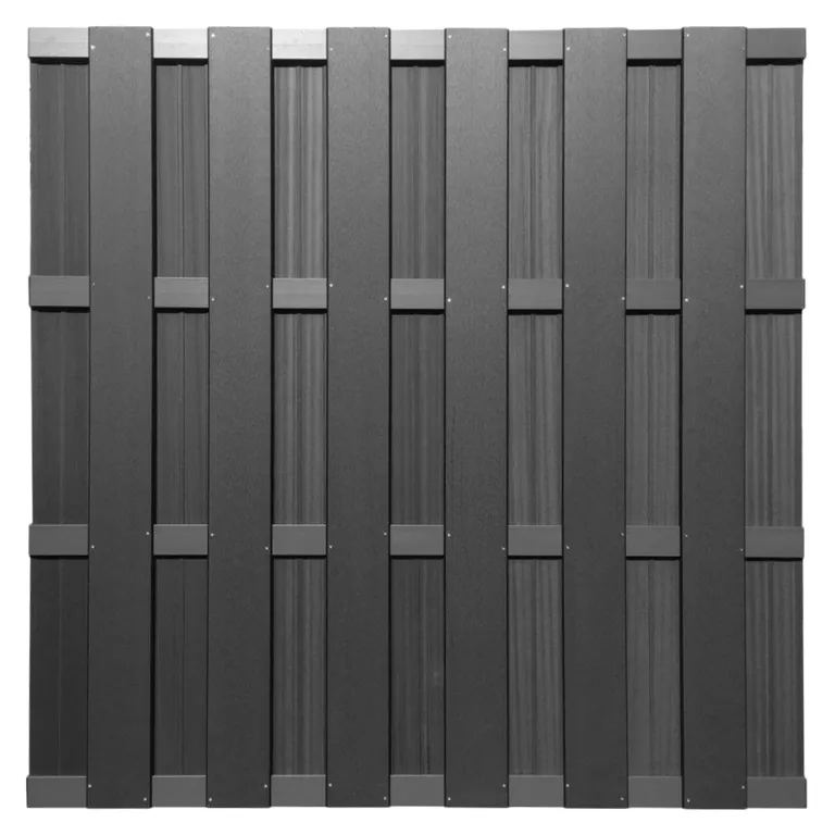 HORI WPC Sichtschutzzaun Lamellenzaun Element 1