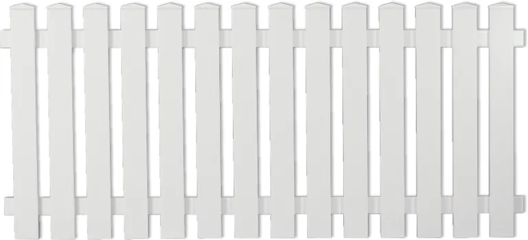 TETZNER & JENTZSCH Vorgartenzaun Lightline Vorgarten gerade weiß 0