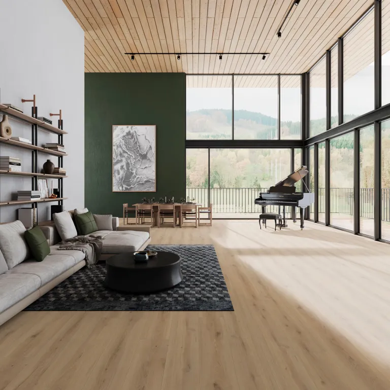 tilo Klick-Vinylboden ELITO TREND Eiche Crema!Pur Holzoptik softsynchron Landhausdiele 0